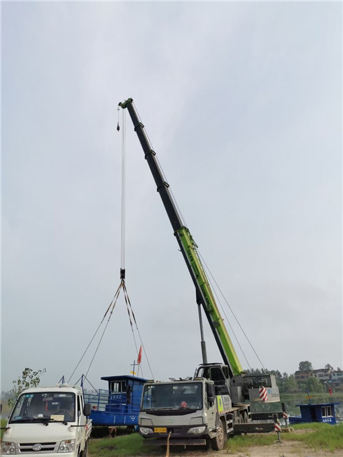 昭化区桥梁建设吊装案例